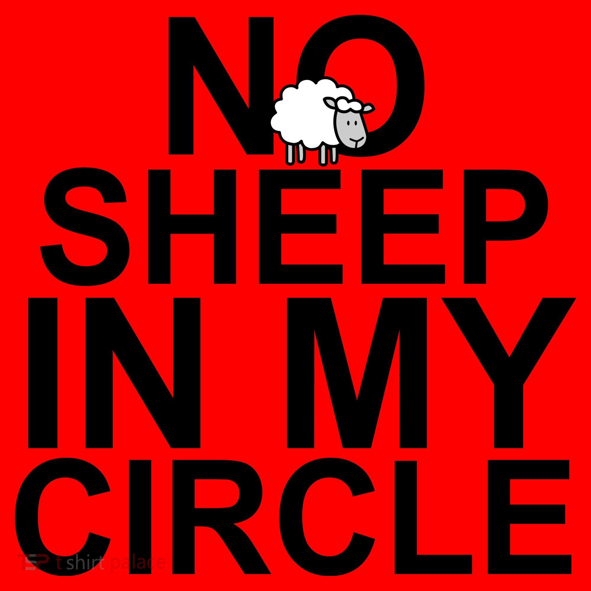 No Sheep In My Circle Santa Hat