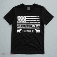 No Sheep In My Circle Vintage American Flag T-Shirt thumb 5
