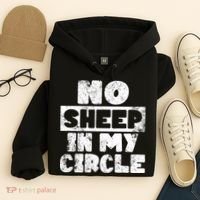 No Sheep In My Circle Distressed Hoodie thumb 4