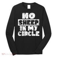 No Sheep In My Circle Distressed Long Sleeve Shirt thumb 0