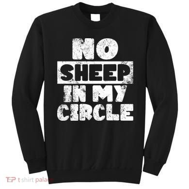 No Sheep In My Circle Distressed Sweatshirt