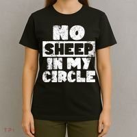 No Sheep In My Circle Distressed T-Shirt thumb 4