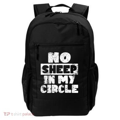 No Sheep In My Circle Distressed Backpack