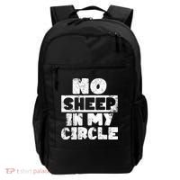 No Sheep In My Circle Distressed Backpack thumb 0