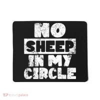 No Sheep In My Circle Distressed Mousepad thumb 0