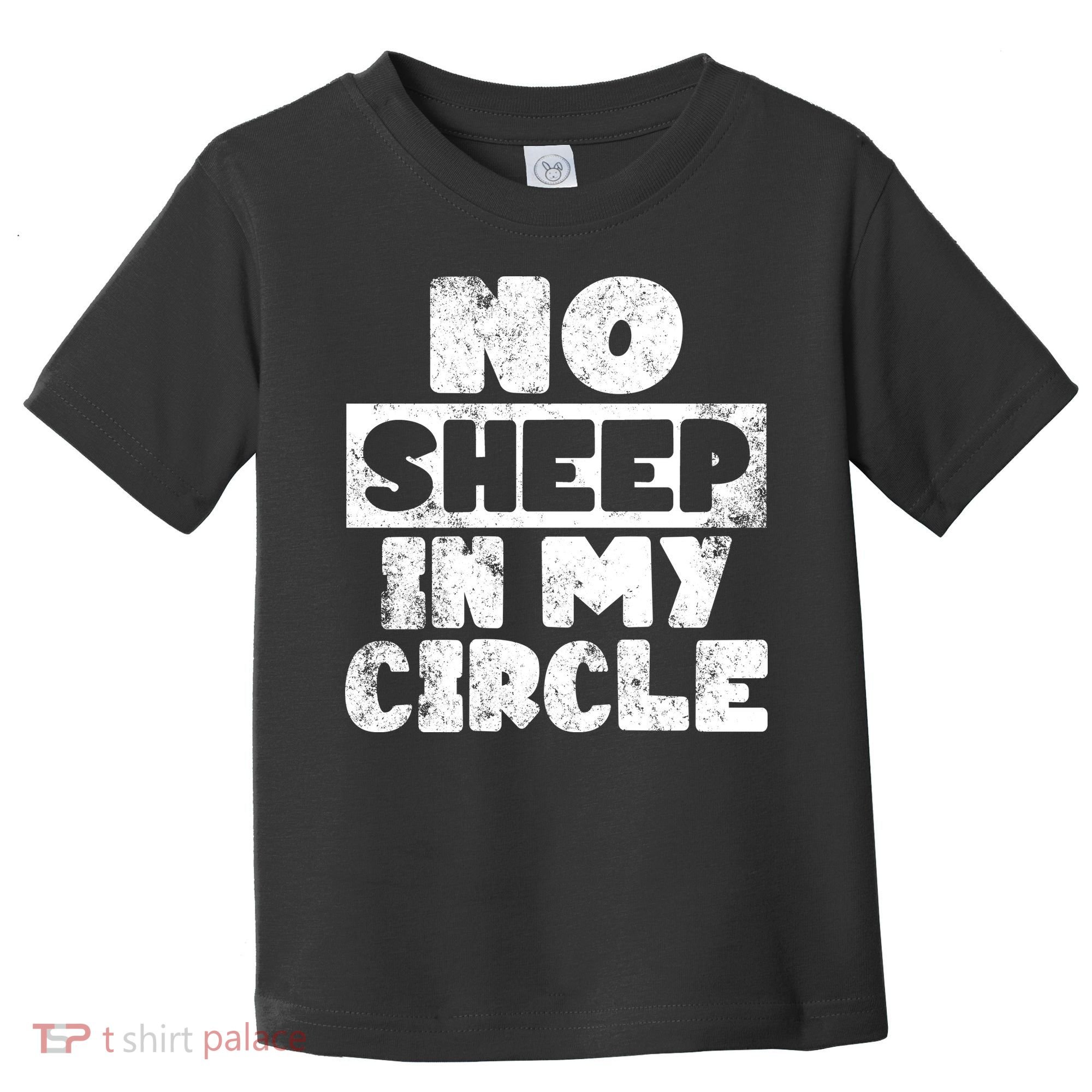 No Sheep In My Circle Distressed Toddler T-Shirt