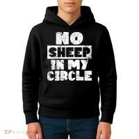 No Sheep In My Circle Distressed Kids Hoodie thumb 4