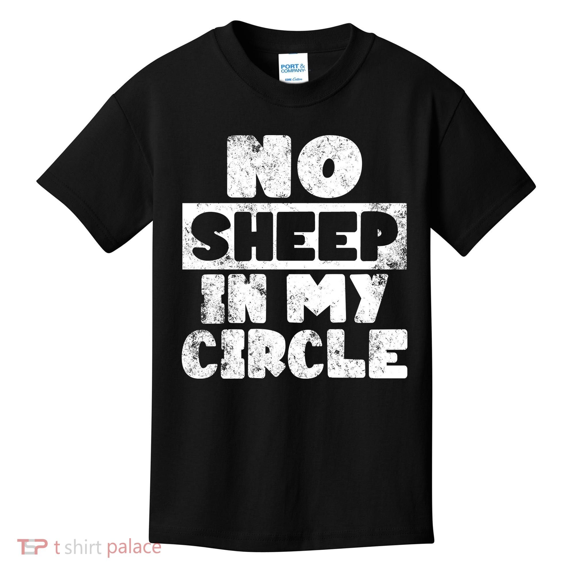 No Sheep In My Circle Distressed Kids T-Shirt