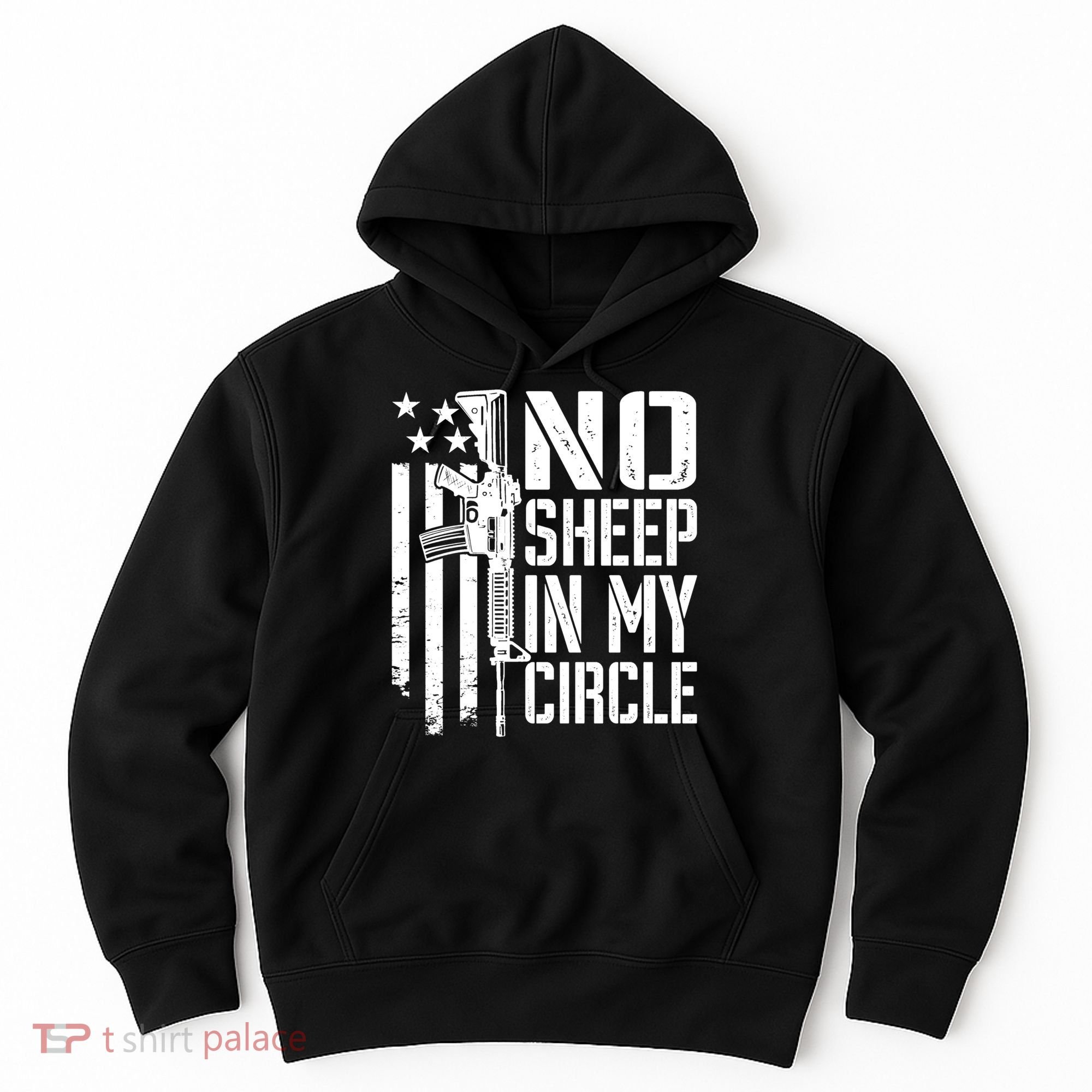 No Sheep In My Circle Gift Funny Camo Pro Gun 2nd Amendment Gift Hoodie