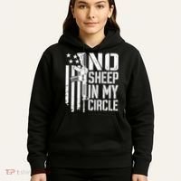 No Sheep In My Circle Gift Funny Camo Pro Gun 2nd Amendment Gift Hoodie thumb 5