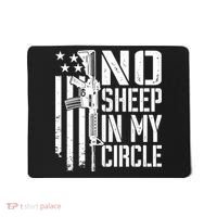 No Sheep In My Circle Gift Funny Camo Pro Gun 2nd Amendment Gift Mousepad thumb 0