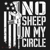 No Sheep In My Circle Gift Funny Camo Pro Gun 2nd Amendment Gift Mousepad thumb 1