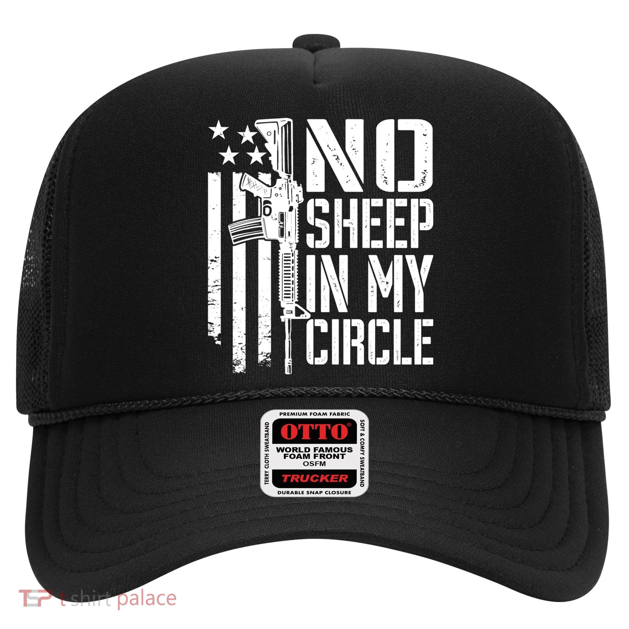 No Sheep In My Circle Gift Funny Camo Pro Gun 2nd Amendment Gift Hat