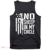 No Sheep In My Circle Gift Funny Camo Pro Gun 2nd Amendment Gift Tank Top thumb 0