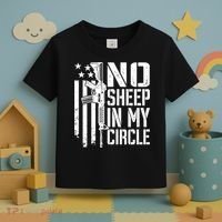 No Sheep In My Circle Gift Funny Camo Pro Gun 2nd Amendment Gift Toddler T-Shirt thumb 3