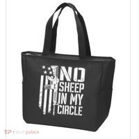 No Sheep In My Circle Gift Funny Camo Pro Gun 2nd Amendment Gift Tote Bag thumb 3