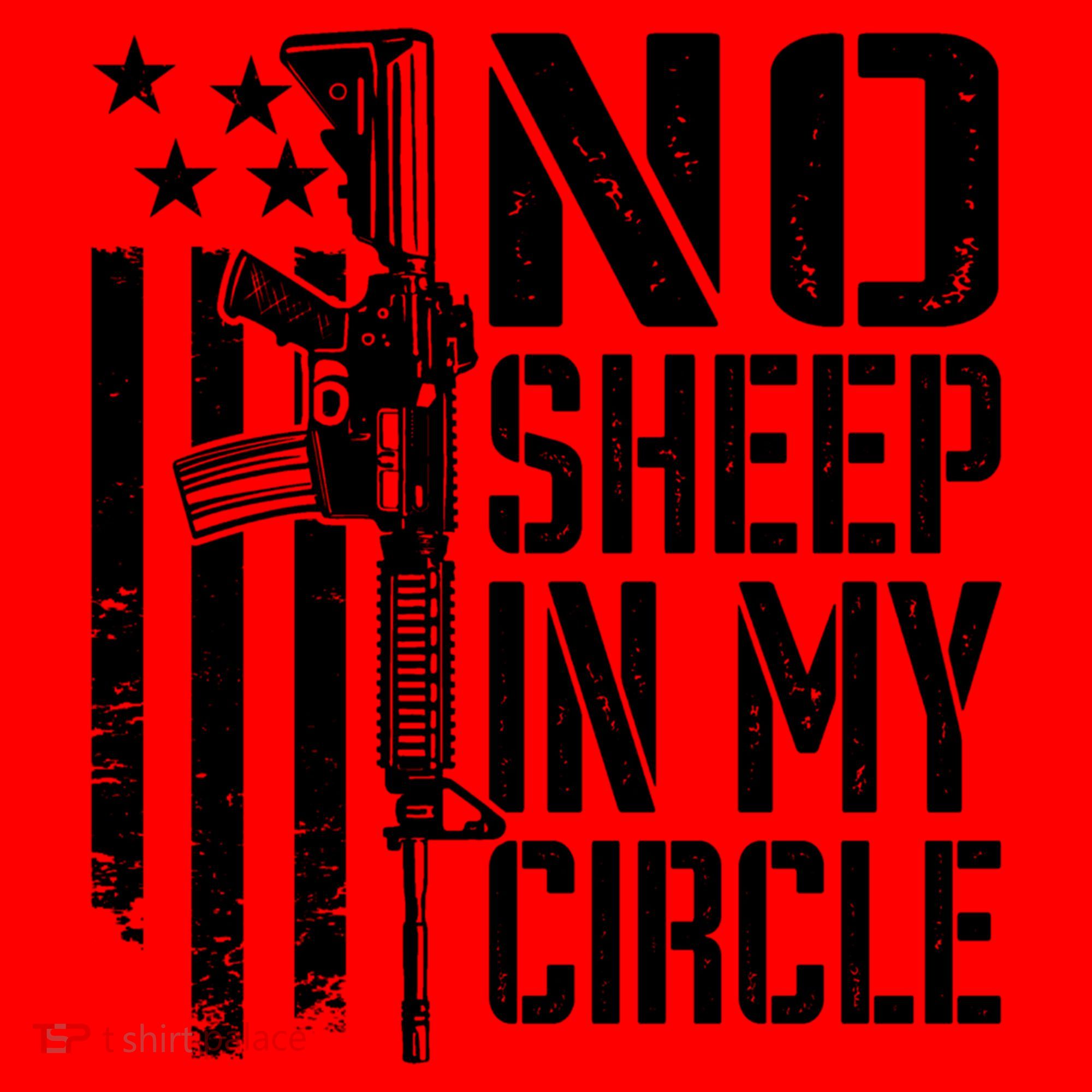 No Sheep In My Circle Gift Funny Camo Pro Gun 2nd Amendment Gift Santa Hat