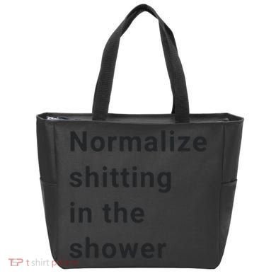 Normalize Shitting In The Shower Dank Meme Tote Bag