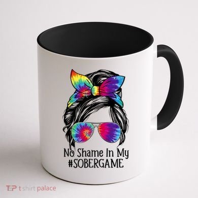 No Shame In My Sober Game Na Narcotics Anonymous Gift Coffee Mug back
