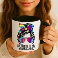 No Shame In My Sober Game Na Narcotics Anonymous Gift Coffee Mug thumb 3