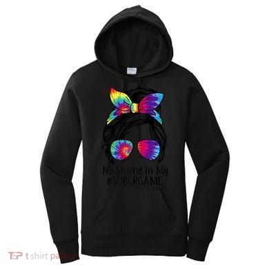 No Shame In My Sober Game Na Narcotics Anonymous Gift Women's Hoodie