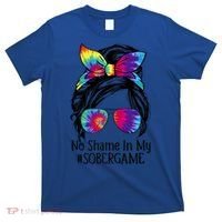 No Shame In My Sober Game Na Narcotics Anonymous Gift T-Shirt thumb 0