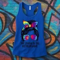 No Shame In My Sober Game Na Narcotics Anonymous Gift Women's Tank Top thumb 3