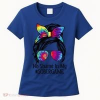 No Shame In My Sober Game Na Narcotics Anonymous Gift Women's T-Shirt thumb 0