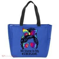 No Shame In My Sober Game Na Narcotics Anonymous Gift Tote Bag thumb 0