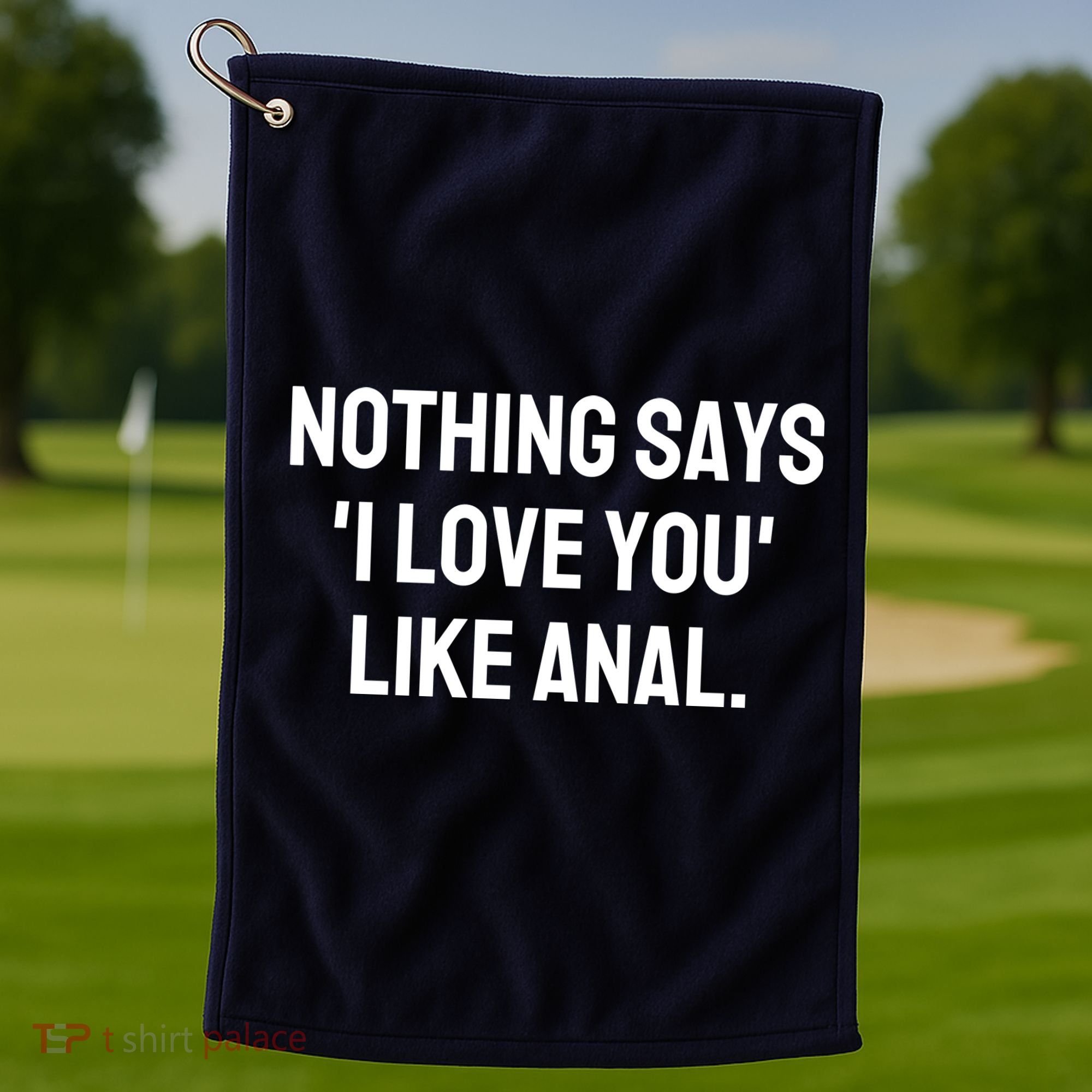 Nothing Says I Love You Like Anal Golf Towel