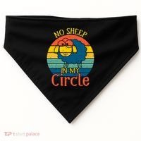 No Sheep In My Circle USA-Made Doggie Bandana thumb 0