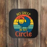 No Sheep In My Circle Coaster thumb 0