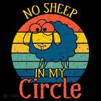 No Sheep In My Circle Ornament thumb 1