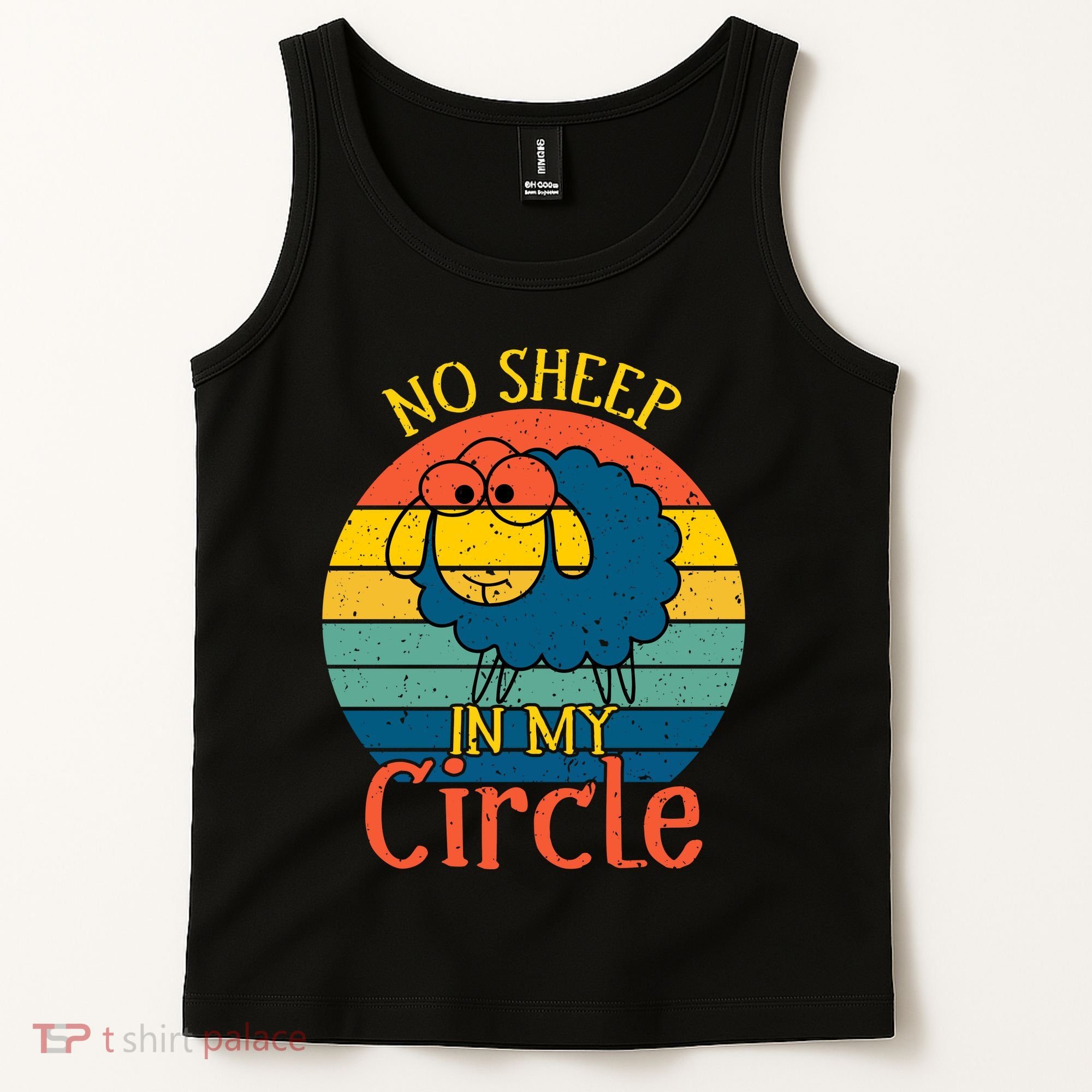 No Sheep In My Circle Tank Top