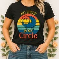 No Sheep In My Circle Women's T-Shirt thumb 2