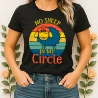 No Sheep In My Circle Women's T-Shirt thumb 2