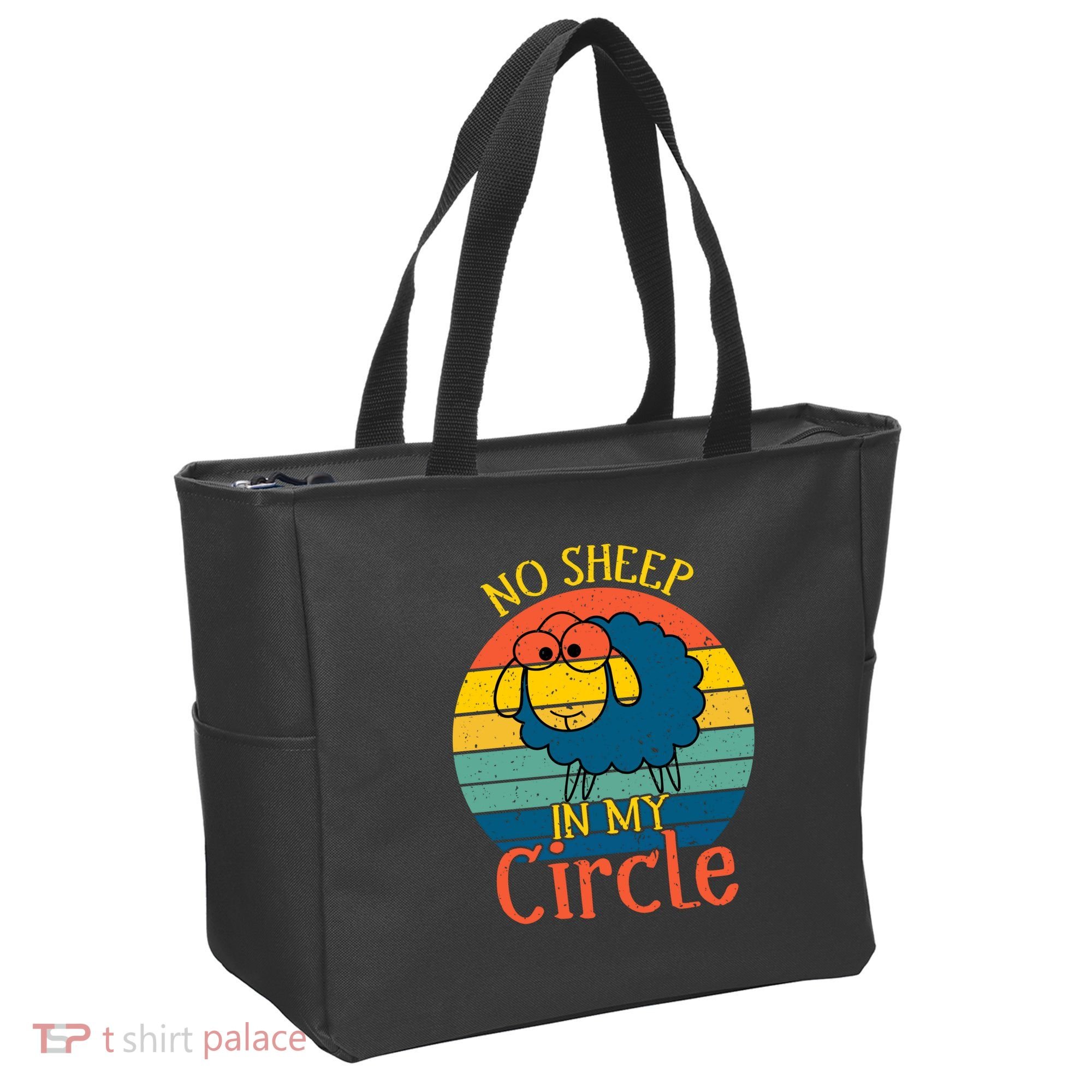 No Sheep In My Circle Tote Bag