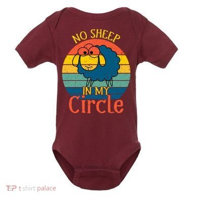 No Sheep In My Circle Baby Bodysuit