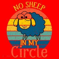 No Sheep In My Circle Santa Hat thumb 1