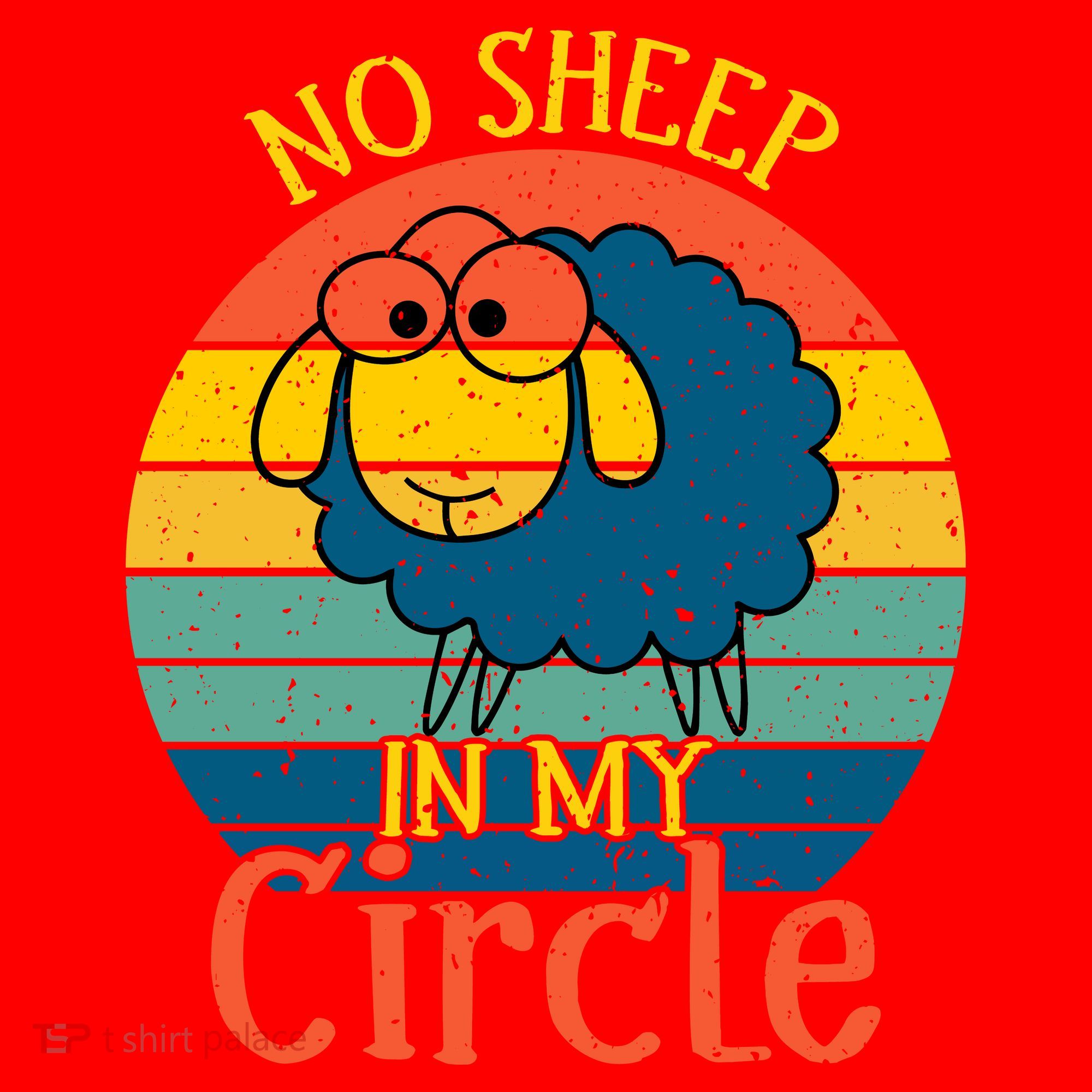 No Sheep In My Circle Santa Hat