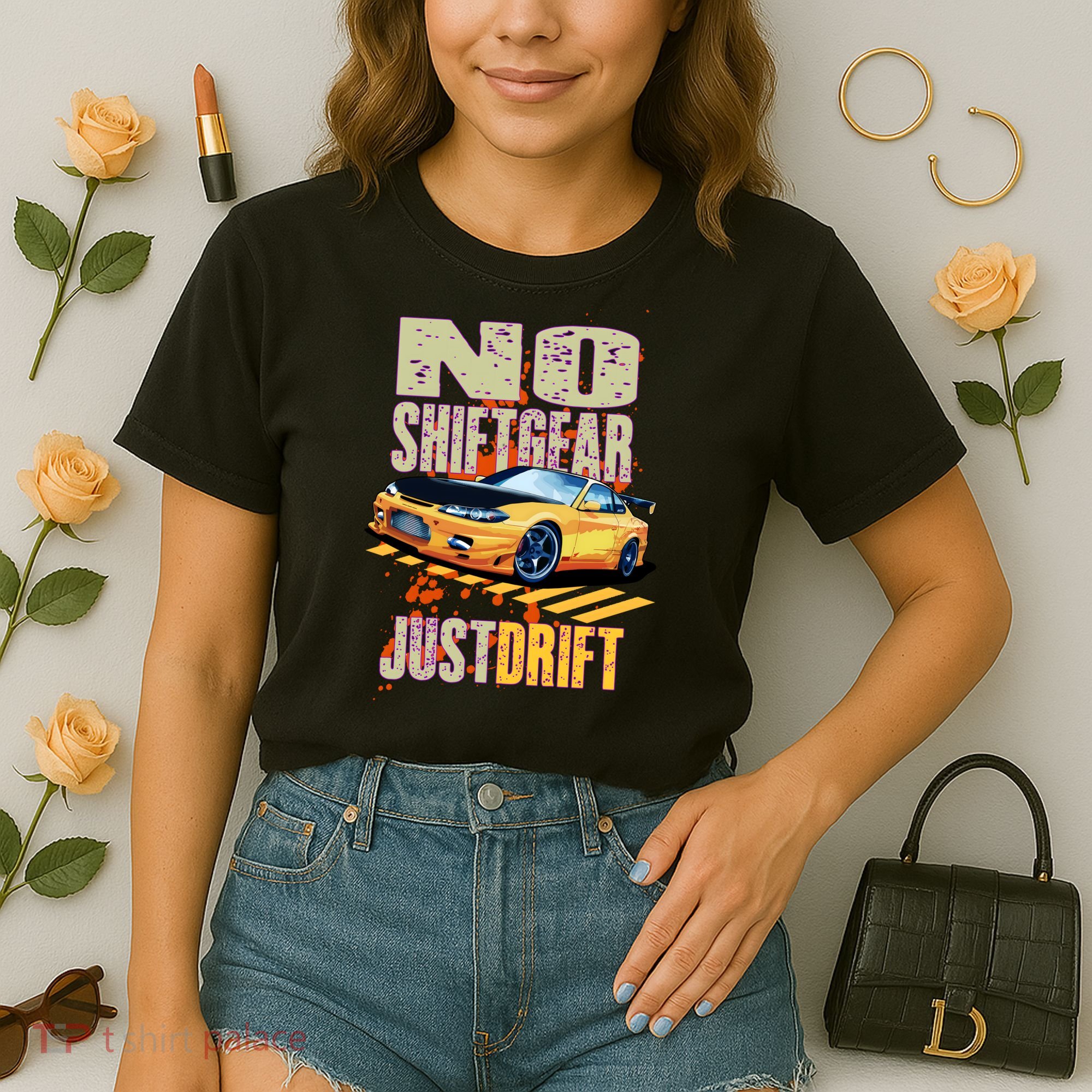 No Shiftgear Just Drift Car Fanatic Comfort Colors Boxy T-Shirt