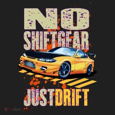 No Shiftgear Just Drift Car Fanatic Comfort Colors Boxy T-Shirt