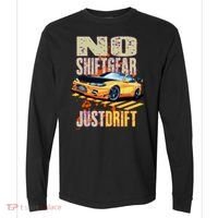 No Shiftgear Just Drift Car Fanatic Comfort Colors Heavyweight Long Sleeve T-Shirt thumb 0