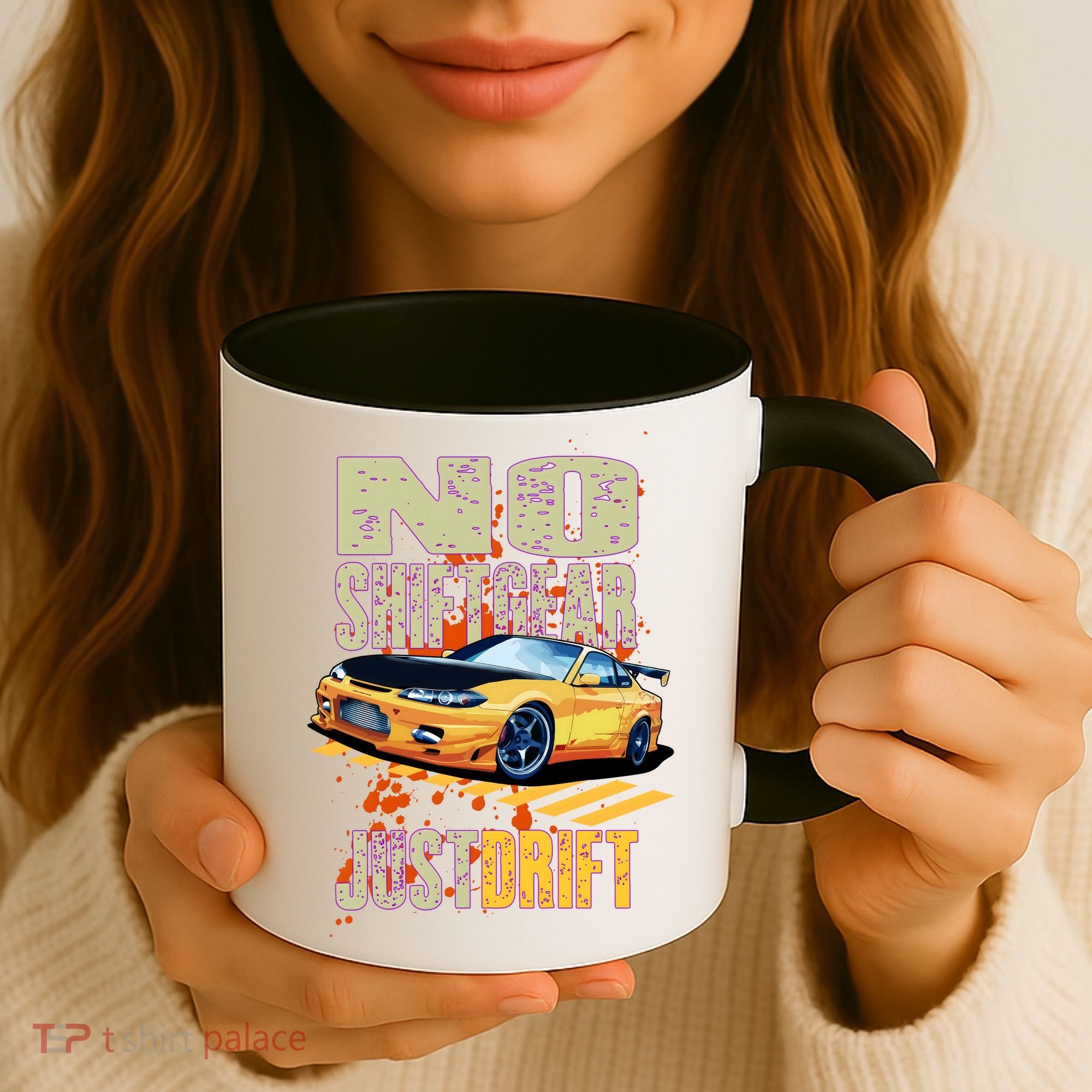 No Shiftgear Just Drift Car Fanatic Coffee Mug