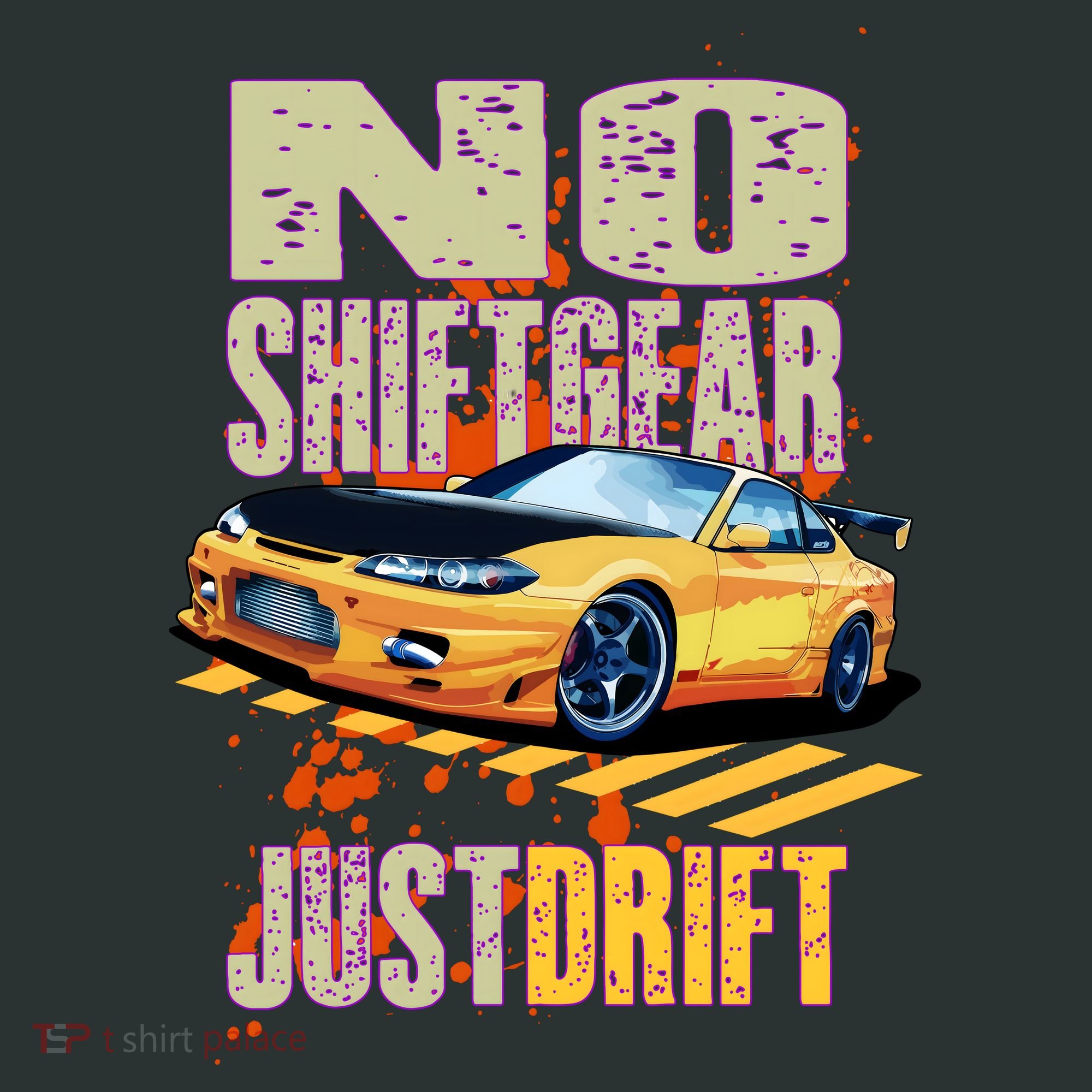 No Shiftgear Just Drift Car Fanatic Long Sleeve Shirt