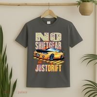 No Shiftgear Just Drift Car Fanatic T-Shirt thumb 2