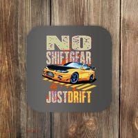No Shiftgear Just Drift Car Fanatic Coaster thumb 0