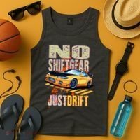 No Shiftgear Just Drift Car Fanatic Tank Top thumb 4