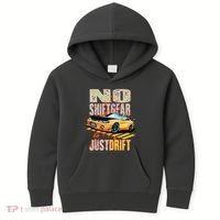 No Shiftgear Just Drift Car Fanatic Kids Hoodie thumb 0
