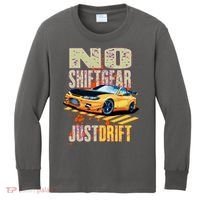 No Shiftgear Just Drift Car Fanatic Kids Long Sleeve Shirt thumb 0